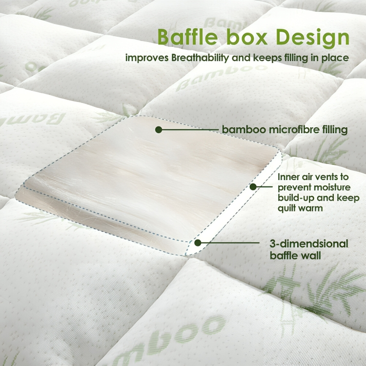 EcoBamboo Comfort Mattress Enhancer