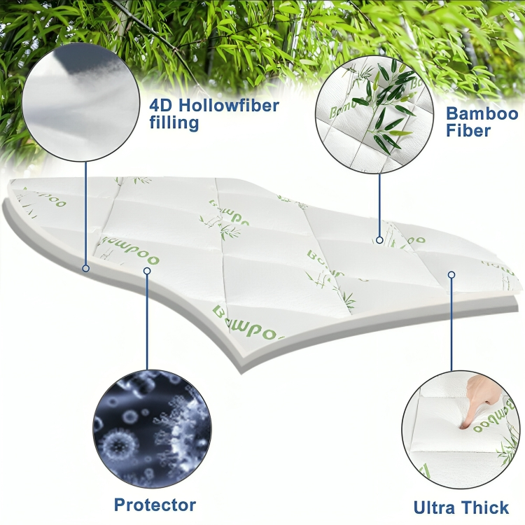 EcoBamboo Comfort Mattress Enhancer